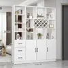 Armario para Vino Armario Divisor 2025 Nuevo Vitrina Pantalla Decorativa Gabinete de Vestíbulo Gabinete de Entrada para Sala de Estar Zapatero Integrado