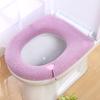 Venta al por mayor de fábrica funda de asiento para inodoro lavable asiento de inodoro multiestilo para el hogar Artículos de tocador diarios cojín de inodoro cálido
