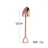 Cuchara para Hielo de Acero Inoxidable 304 Creativa para el Hogar Mango Largo Cuchara para Mezclar Café Pala Cuchara para Té con Leche Postre Regalo Venta al por Mayor