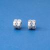 Cuentas Espaciadoras de Plata Pura S999 Ocho Tesoros Auspiciosos Cuentas para Cintura Cuentas Superiores con Pulsera de Cuentas Portátil 108 Cuentas Accesorio Cultural DIY