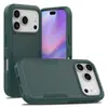 Producto de Venta Caliente Transfronterizo Adecuado para iPhone Apple 16 Funda con Bloques de Color Anti-Caídas 17 Pro Max Funda de Teléfono Dos en Uno