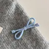 Pinza para el pelo de aleación con lunares y lazo de estrella, estilo crema lindo, para niñas, con corazón, para flequillo, pinza lateral, pinza para el pelo de alta gama