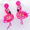 Pendientes de Borla de Semillas de Faisán Estilo Étnico, Pendientes Exagerados de Alta Gama, Joyería Transfronteriza Europea y Americana al por Mayor para Mujeres