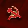 Insignia de Águila Bicéfala Rusa Unión Soviética Hoz Martillo Primera Clase Patriótica Espiga de Trigo Estrella Roja Medalla Conmemorativa Insignia Broche