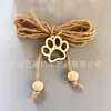 Jarrón de Madera con Accesorios Florales, Adornos Colgantes, Corazón, Conejo, Mariposa Decoración DIY, Madera Minimalista Moderna