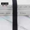 Borda dobrável de nylon elástico de 1,5/2,0/2,5 cm direto da fábrica com acessórios para roupas íntimas, preto e branco, em estoque