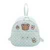 Mochila Pequeña de Viaje Nueva Moda 2026 Fresca y Elegante Estilo Universitario con Lunares Tendencia para Mujer