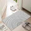 Alfombrilla de Entrada Sencilla de Venta Caliente Temu Transfronteriza Alfombrilla de Suelo de Barro Diatomeas Baño Cocina Absorbente de Agua Secado Rápido Antideslizante Alfombrilla de Suelo Venta al por Mayor