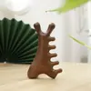 Peine Masajeador Multifuncional de Sándalo para Terapia del Cuero Cabelludo y Gua Sha, Peine Pequeño Portátil de Madera para el Cuero Cabelludo, Cuatro en Uno para Uso Doméstico