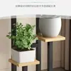 Suporte de Flores de Chão para Sala de Estar Varanda, Rack de Vasos de Flores de Ferro, Suporte Moderno Minimalista para Plantas Verdes, Suporte de Vasos de Flores Multicamadas para Interior