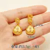 Pendientes de gota de agua y cubo con diseño de textura irregular, chapados en oro, incrustados con diamantes, de diseño transfronterizo europeo y americano, fabricante de pendientes de imitación de oro