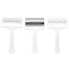 Rodillo para pizza flor jalador de pizza aguja para pizza agujero del rodillo punzón rodillo de acero inoxidable palo de harina