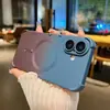 Adecuado para iPhone 18 Pro Max Funda Magnética para Teléfono Degradado Dos Tonos Apple 17 con Protector de Lente 16 Pro Anticaídas