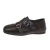 Mocasines Retro Marrones Estilo Británico Zapatos de Mujer 2026 Otoño Nuevo Estilo Aumentadores de Altura Cómodos Zapatos Planos para Mujer Zapatos Pequeños de Cuero