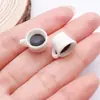 Juguete de Comida 3D Simulado Pastel Hamburguesa Café Colgante de Resina Accesorios Pulsera DIY Collar Llavero
