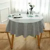 Mantel de PVC Transfronterizo Cubierta de Mesa de Café de Plástico Mantel Redondo Impermeable Lavable Resistente al Calor Mesa Redonda Pequeña Uso en el Hogar