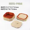 Caja de joyería de dos partes imitación brocado Song, caja octagonal para guardar pulseras, caja de almacenamiento de doble tapa, caja de brocado, joyero, caja para accesorios