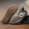 Estilo de Treino Alemão Todas as Estações Malha Biqueira Larga Plataforma Larga Esportes ao Ar Livre Tamanho Grande Sapatos Casuais Retrô Treino Alemão Trabalho Respirável Sapatos Masculinos
