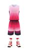 Uniforme de equipe de competição de colete super atacado, jersey respirável estampado, uniforme de basquete de uso duplo, conjunto masculino de uso duplo, uniforme de treino