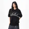Camiseta Unisex de Punto Jacquard Estilo Fair Isle de Manga Corta para Verano, Estilo Alto Casual, Polo Simple Transpirable