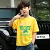 Camiseta de Verano para Niños de Manga Corta Estilo Nuevo Talla Mediana y Grande Estilo Verano para Niños Algodón Puro Fresca y Guapa Camiseta de Media Manga Top Suelto Camiseta