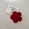 Estilo Blogger Coreano Mesmo Estilo Flor Fresca e Doce Presilha Lateral Wer Letra Presilha Lateral de Alto Padrão Acessório de Cabelo Flor