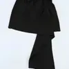 Producto popular de la marca Z en AliExpress: Falda corta de moda INS europea y americana, ropa de mujer asimétrica, estilo sexy de chica caliente negro, Sudeste ZA