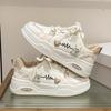 2025 Sapatos Brancos Femininos Primavera Novo Estilo Coreano Ins Casual Esportes Tênis All-match para Estudantes Femininas Rua P308