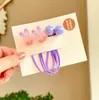 Elásticos de Cabelo Infantis de Desenho Animado, Laços Fofos para Rabo de Cavalo, Elásticos de Alta Elasticidade, Cordas de Cabelo com Pontas Duplas