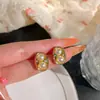 Brincos de Pérola Barroca Irregular para Mulheres, Alto Padrão, Luxo Leve, Nicho, Design Único, Brincos Simples e Acessórios de Orelha