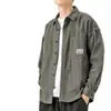Comercio Electrónico Transfronterizo Primavera/Otoño Camisa Holgada de Manga Larga para Hombre Casual Travieso Guapo Ropa de Trabajo Americana Top Ropa de Abrigo Venta al por Mayor