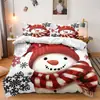 Temu Conjunto de Roupa de Cama de Três Peças de Natal Boneco de Neve de Natal Rena Decoração de Casa Conjunto de Roupa de Cama de Três Peças Pode Ser Enviado Jit