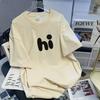 Camiseta blanca de algodón puro de manga corta para mujer, nueva moda de primavera 2024, estilo occidental, holgada, adelgazante, camiseta de media manga.