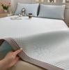 Juego de tres piezas de sábanas de verano de seda de hielo, Clase A, Explosiones, Frijoles de Hielo, Colchón, Lavable a máquina, Colchón suave de látex, Colchón para aire acondicionado