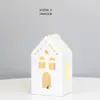 Manualidades Creativas Cerámica LED Casa Pequeña Luz de Noche Luz Ambiental Adornos Decorativos Venta Directa de Fábrica Exportación Comercio Exterior Mayorista