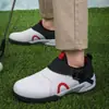 Novos Sapatos Casuais Masculinos e Femininos para Exterior, Sapatos de Golfe de Tamanho Grande, Sapatos Esportivos para Exterior, Sapatos de Treinamento de Golfe com Fivela
