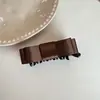 Presilha de Banana de Cetim de Alta Qualidade Estilo Coreano, Presilha Vertical Lisa de Cor Sólida para o Dia a Dia, Cabelo Meio Preso, Presilha de Cabelo Não Danifica, Acessório de Cabelo