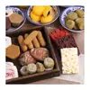 Modelo de Confeitaria Bolo de Osmanthus Chinês Bolo de Feijão Mungo Bolo de Gema de Ovo Abacaxi Fruta Torcida Lanche de Arroz Adereços e Decorações