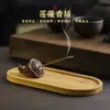 Soporte de incienso de hilo de loto pequeño creativo Adornos de escritorio Zen interior Ceremonia del té Estufa de aromaterapia de alta gama Bandeja de incienso