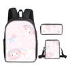 Conjunto de tres piezas de mochila y estuche para lápices Sanrio Melody My Melody para estudiantes y niños