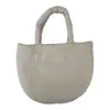 2026 Nuevo Bolso de Mano Simple de Color Sólido para Mujer Otoño/Invierno Bolso Tote Pequeño para el Trabajo y los Viajes Estilo Coreano Bolsa de Algodón