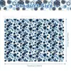 Wx052 Hexagonal Azul Papel Sydney 17g Dulce de Regalo Papel de Envoltura a Prueba de Humedad Cuadrado Decorativo Papel Sydney