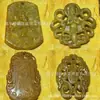 Pingente Esculpido em Jade Siu Yuen, Pingente de Jade Natural Siu Yuen, Acessório de Cintura Hanfu, Atacado de Acessórios de Jade