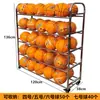 Estante de Almacenamiento para Baloncesto, Estante de Almacenamiento para Fútbol y Voleibol, Carrito de Pelotas de Acero Inoxidable para Jardín de Infancia, Carrito de Pelotas Móvil, Producto Nuevo