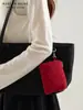 Mini monedero de lipstick con diseño de lunares estilo coreano ins, nuevo bolso pequeño versátil de moda transfronteriza para colgar en el cuello