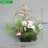 Jardim Monet Flores Artificiais para Decoração de Casamento Salão de Casamento Cenário Outdoor Estrada de Casamento Decoração com Flores Artificiais Arte Floral