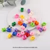 Letras em Inglês Coloridas com Furo Grande Acrílico DIY Artesanal Cordão para Celular Material para Joias com Contas Pequenos Acessórios