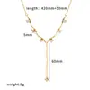Collar en forma de Y con incrustaciones de diamantes estilo Ins, Diseño de nicho de lujo ligero con múltiples piedras de circonita, Juego de joyas para suéter de acero inoxidable, Pulsera, Collar