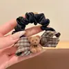 Goma para el pelo satinada floral Maillard para mujer, alta elasticidad, liga para el pelo duradera que no daña el cabello, accesorio elástico para el pelo