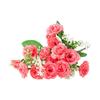 Flor Simulada Rosa Coreana Rosa Mini de 15 Cabezas Decoración del Hogar Arreglo Floral Boda Ramo de Novia Decoración de Ventana